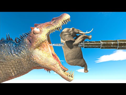 Escape the Spike Trap and Reach The Evolution Gate - Animal Revolt Battle Simulator