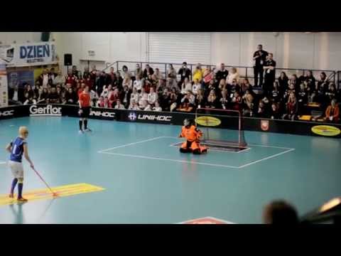World Floorball Championships 2014 WU19, penalty shot by My Kippilä