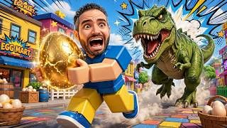 ROUBEI O OVO DE DINOSSAURO LENDÁRIO NO ROBLOX E FUI PEGO!