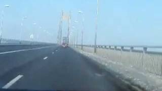 preview picture of video 'Cruzando el Puente de Tancarville (Francia)'