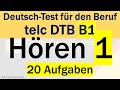 DTB B1 German Test For The Profession B1 Listening 1 20 Tasks With Solutions