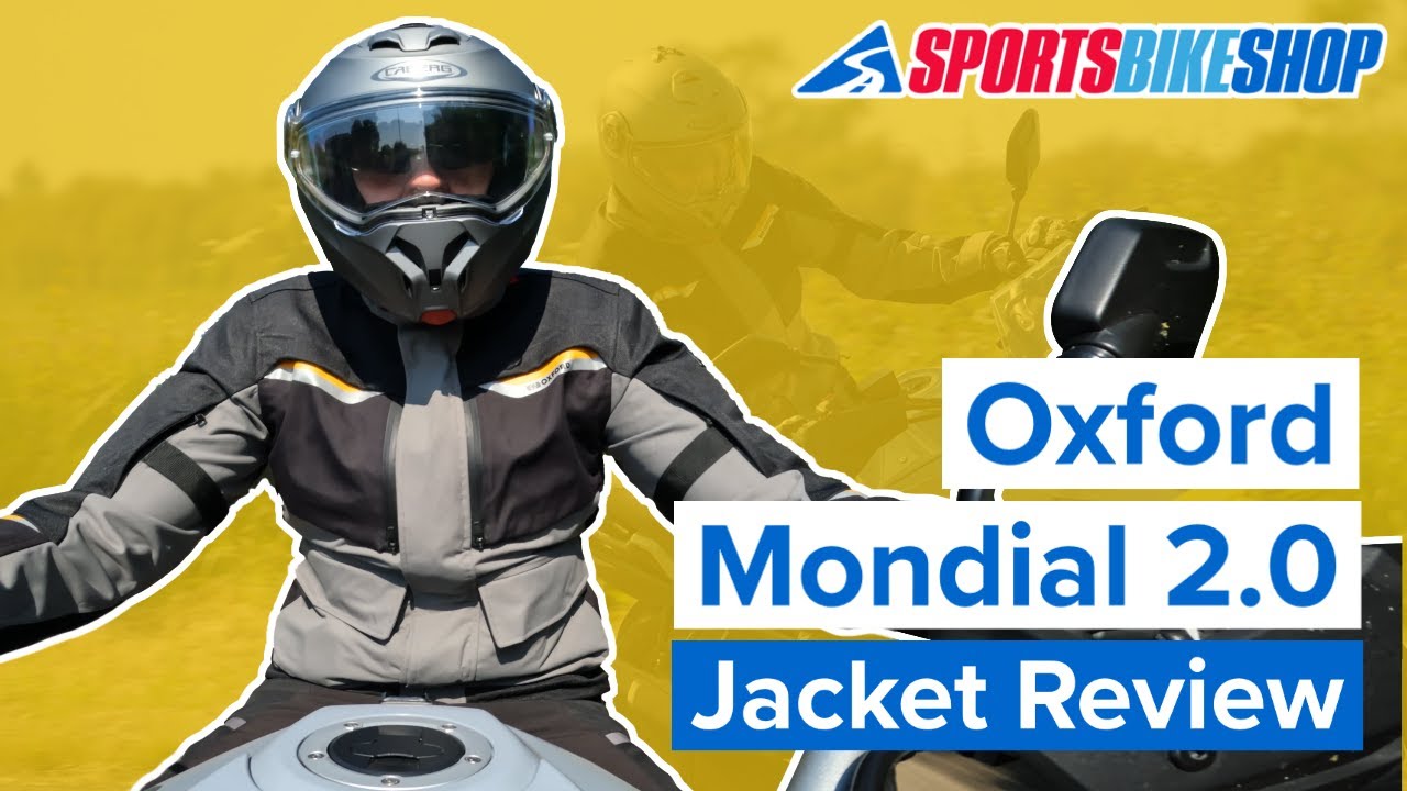 Oxford Mondial 2.0 Textile Jacket - Black / Grey Video