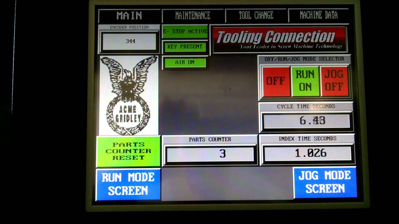1 1/4 RA-6 Fast Cycle National Acme Built By Tooling Connection LLC
