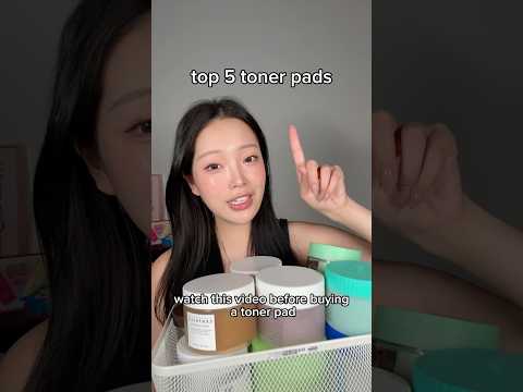 My favourite toner pads! They save my skin and makeup😭 #tonerpads #skincarefavorites #kbeauty