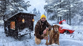 スノーモービルキャビンで大吹雪に立ち向かう！