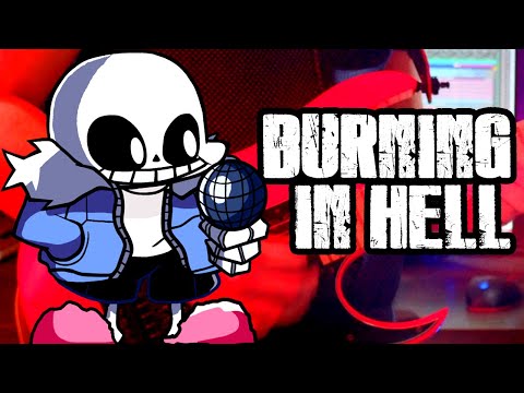 Burning In Hell (FNF Indie Cross) METAL VERSION