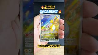 💧¡Probamos SUERTE en CHAOS RISING Pokémon y pasó esto! 😲 #pokemontcg #shorts #pokemon #chaosrising