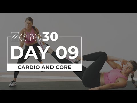 30-Minute Cardio and Core Workout (No Equipment) | Zero30 Day 9