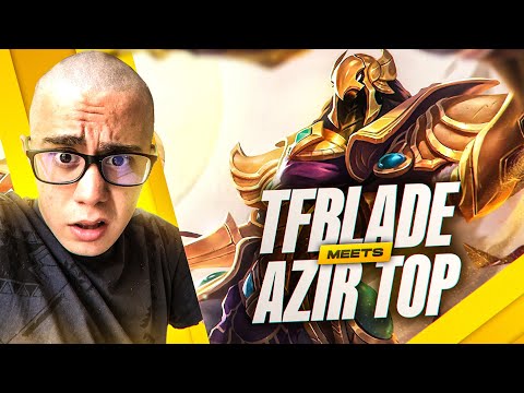 Tfblade rage quit KOREA after playing vs this AZIR TOP??? *MEGA TILT!*