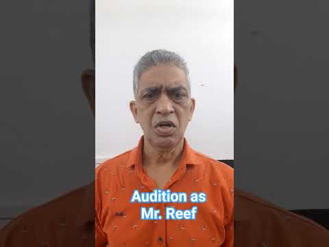 Sandip V Pednekar Audition as Mr. Reef