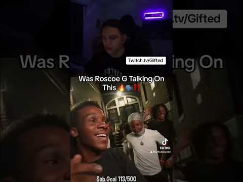 Was Roscoe G Talking On This 🔥🗣️‼️