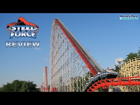 Video review of Steel Force by Canobie Coaster