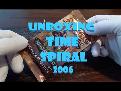 Magic Vintage Unboxing 3: TIME SPIRAL ZEITSPIRALE (2006) Booster Magic the Gathering MtG