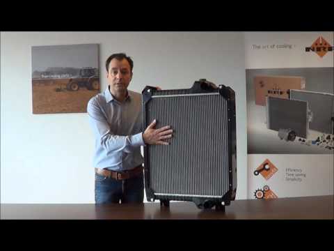 NRF radiator for agri tractors. Case, New Holland, John Deere, Massey Ferguson