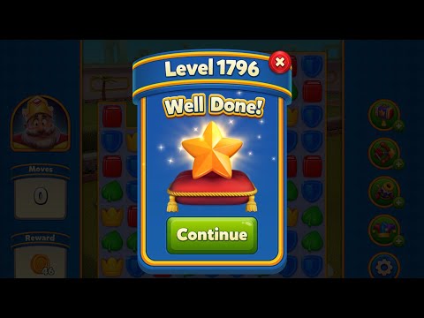 Royal Match - King Robert - Level 1796