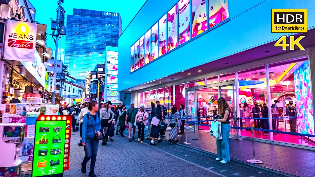 Tokyo, Japan 🇯🇵 | Harajuku 原宿 Pop Culture Takeshita St & Luxury Omotesando | 4K60 HDR Spatial Audio
