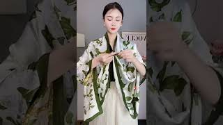 Download lagu How to Wear a Scarf? Necktie for girls | Hijab, Shawl Tutorial Part 328523 #scarftie #hijab #shorts mp3