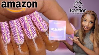Testing Beetles polygel ! | Amazon polygel kit unboxing
