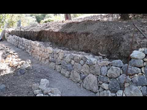 Mur en pierre séche Sylvain