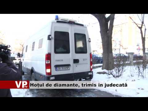 Hoțul de diamante, trimis în judecată