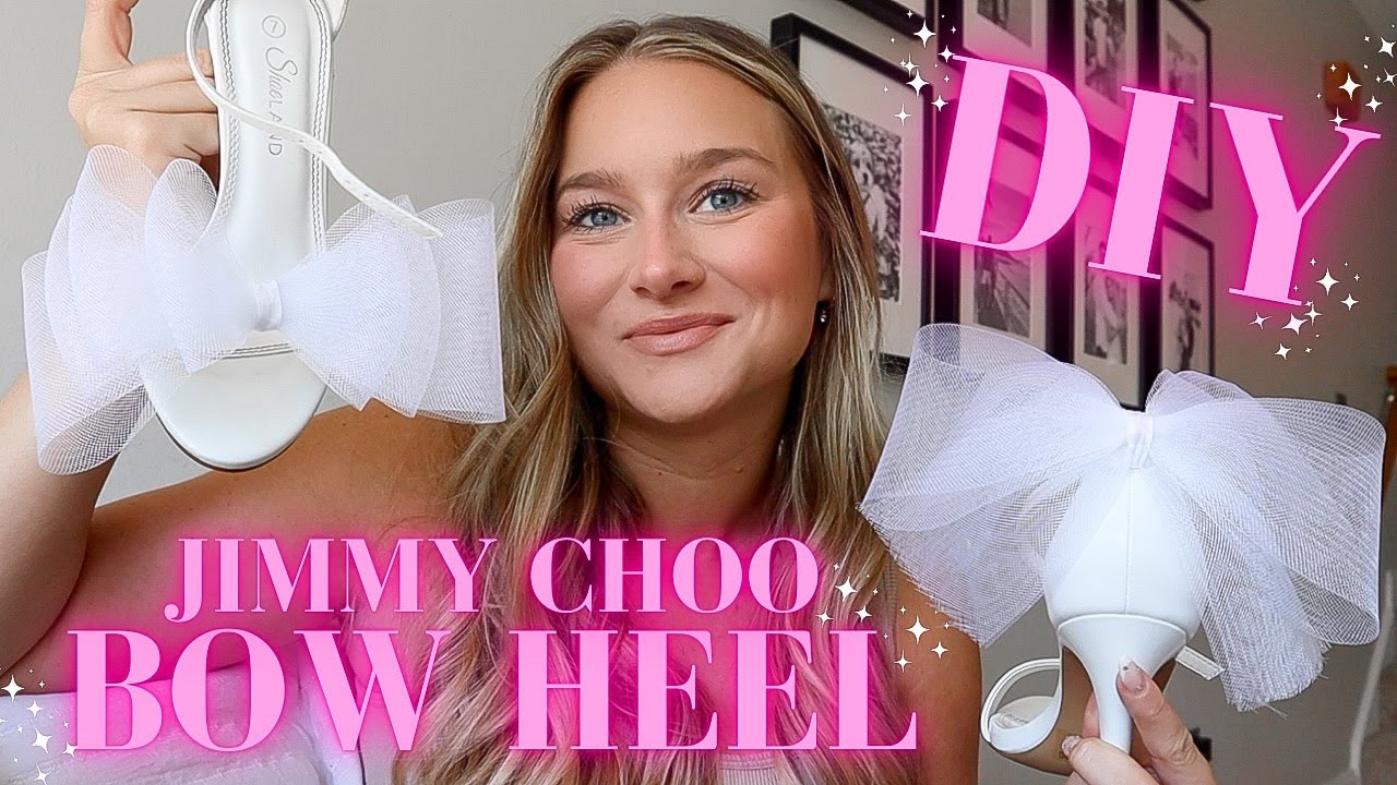 DIY JIMMY CHOO BOW HEEL DUPES!! UNDER $40