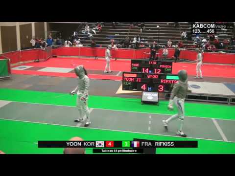 SWS 2015 Ghent - T64P - Rifkiss FRA v Yoon KOR