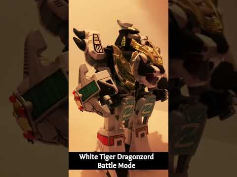 Whitetiger Falcon Dragonzord 🐯🦅🐲⚡️⚡️ #powerrangers #megazord #90stoys