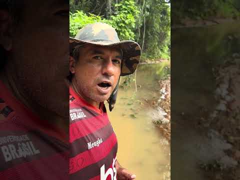 Redução da água no rio São José altura do sítio pitombeira em Parambu sertão dos inhamuns Ceará