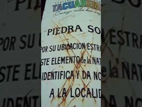 La piedra que da nombre a "Piedra Sola" - Uruguay (2013)