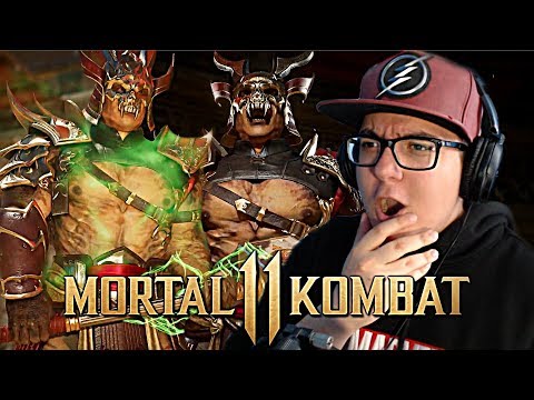 Mortal Kombat 11 - Shao Kahn Gameplay Reveal Trailer REACTION!