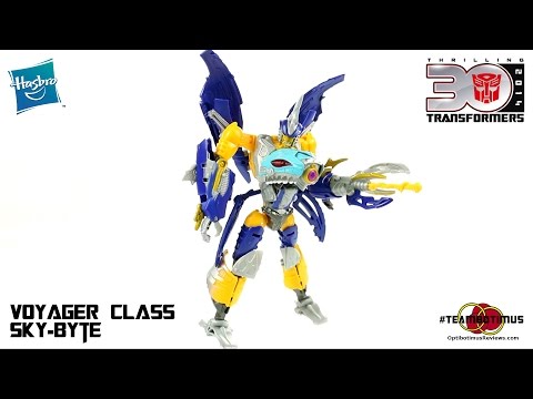 Video Review of the Transformers Generations: Voyager Class Sky-Byte