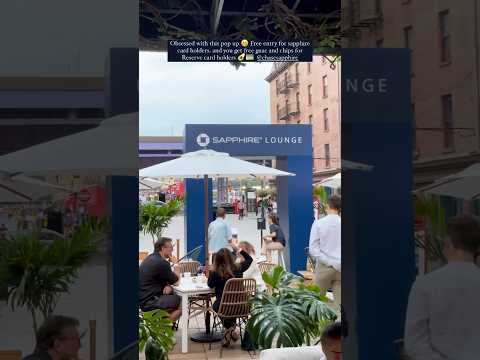 Chase Sapphire Lounge grátis em Nova York (até o outono!) para titulares de cartão 💳 #chasesapphire