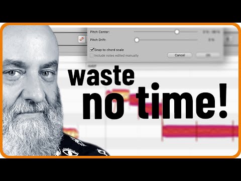 Melodyne for quick and easy vocal tuning