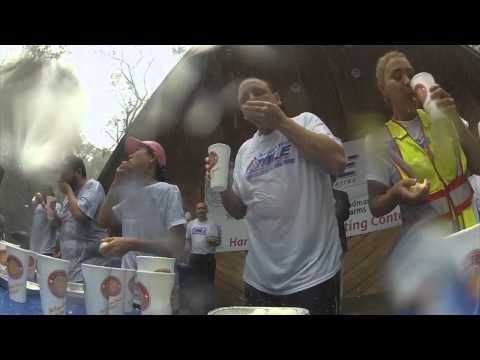 Hard boiled egg eating contest.