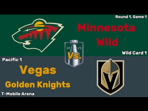 Minnesota Wild vs Vegas Golden Knights | Round 1, Game 1 | All Goals