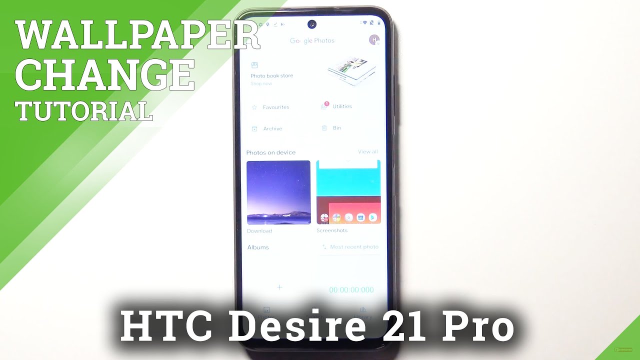 How to Change Wallpaper on Lock Screen in HTC Desire 21 Pro – Set Wallpaper on Lock Screen