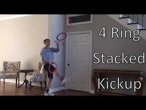 IJA Ring Juggling Tutorial - 4 Ring Stacked Kickup - Zak McAllistor - Patreon Sponsored