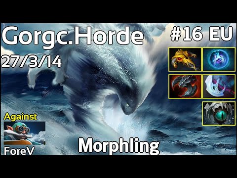 Gorgc [Horde] Morphling - Dota 2  7.18 - 6761  Avg MMR