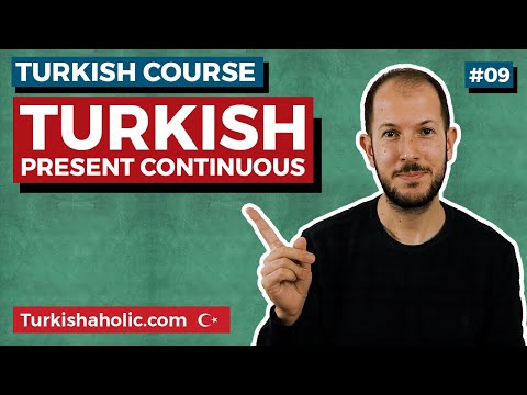 Turkish Present Continuous Tense - Learn Turkish [FREE]