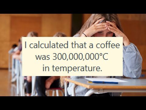 Extremely Wrong Exam Answers