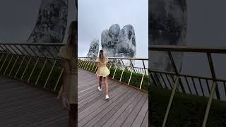 Golden Hand Bridge. Where is it? 🌉 #handbridge #gadttravel #travelvietnam