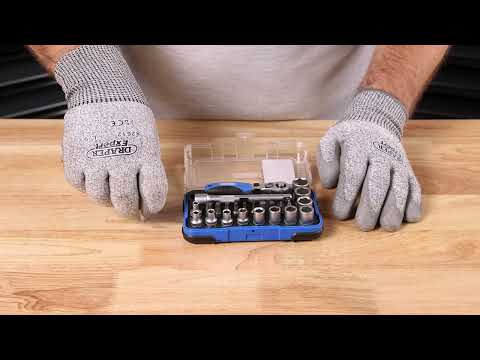 Draper Metric Socket Set 1/4" Sq. Dr. (25 Piece) | Screwfix