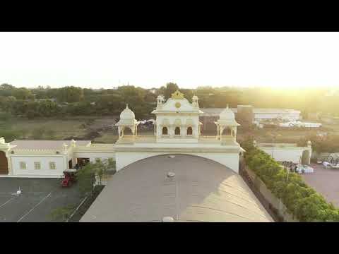 Drone shots at harsh vilas palace, Mandsour..