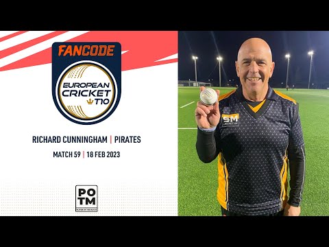 POTM: R.Cunningham - RGC vs PIR | Highlights | FanCode ECT10 Gibraltar | Gibraltar 2023 | ECT23.059