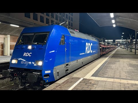 Streckenkunde Führerstandsmitfahrt  Br101 Bruchsal bis Horb am Neckar Sonnenaufgang Stuttgart RDC