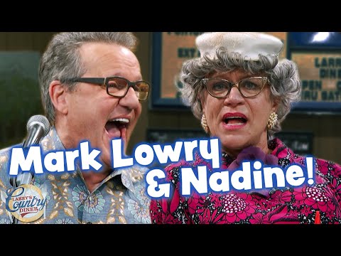 Nadine sees Mark Lowry at Larry's Country Diner!