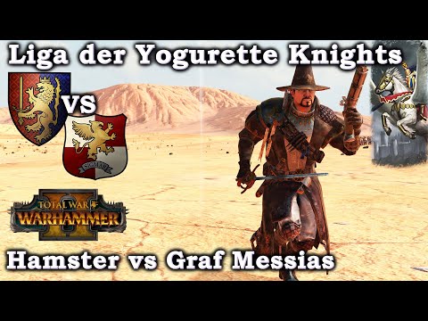 Hamster vs Graf Messias! Imperium vs Bretonen Liga der Yogurette Knights! Total War Warhammer 2