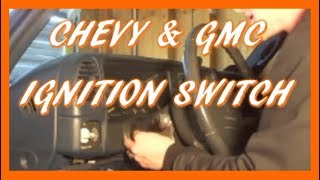 How to Replace Ignition Switch in 95-98 Silverado Sierra & SUV