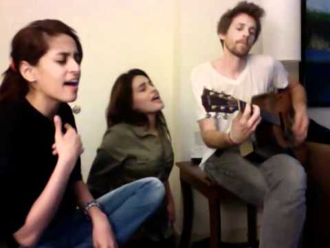 Shweta and Shraddha Pandit Jamming with Joel Shearer (Guitar)