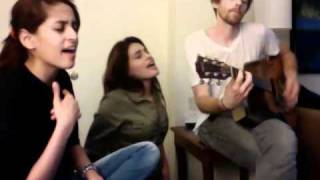 Shweta and Shraddha Pandit Jamming with Joel Shearer (Guitar)